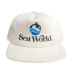 Sea Word Vintage 1987 Mesh Snapback Trucker Hat